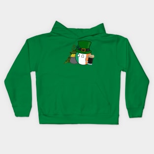 Polandball - Ireland on St. Patrick's Day Kids Hoodie